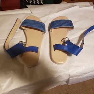 Dressy Blue Sandals that can be worn anywhere!